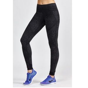 VIMMIA Reversible Capri Snakeskin Leggings